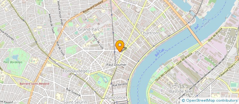 localisation de l'entreprise MONSIEUR SYLVAIN PITOISET à BORDEAUX