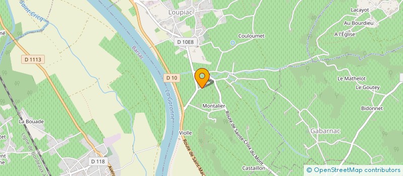 localisation de l'entreprise MONSIEUR SYLVAIN PLAIZE DE BEAUPUY  LOUPIAC