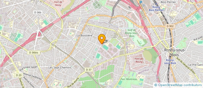 localisation de l'entreprise MONSIEUR SYLVAIN PLUMAIN à MONTREUIL