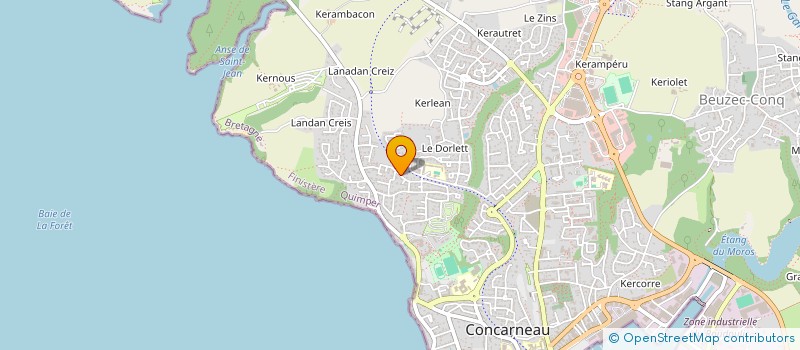 localisation de l'entreprise MONSIEUR SYLVAIN POCHIC  CONCARNEAU