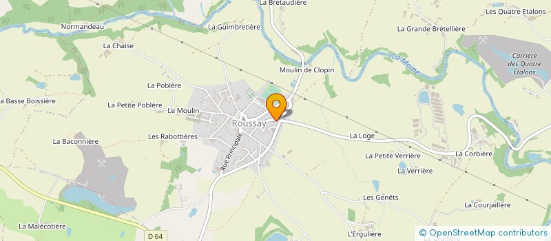 localisation de l'entreprise MONSIEUR SYLVAIN POILANE à SEVREMOINE