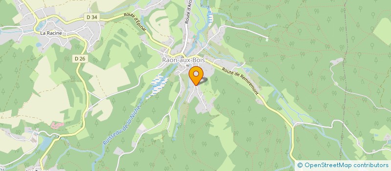 localisation de l'entreprise MONSIEUR SYLVAIN POINSOT à RAON-AUX-BOIS