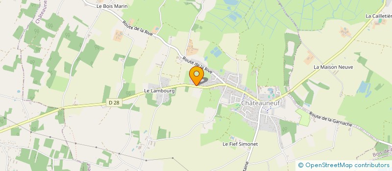 localisation de l'entreprise MONSIEUR SYLVAIN POINTEAU à CHATEAUNEUF
