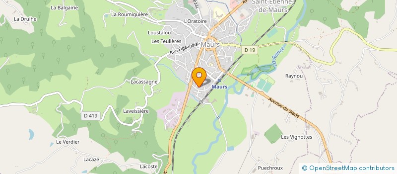 localisation de l'entreprise MONSIEUR SYLVAIN POMPIDOU à MAURS