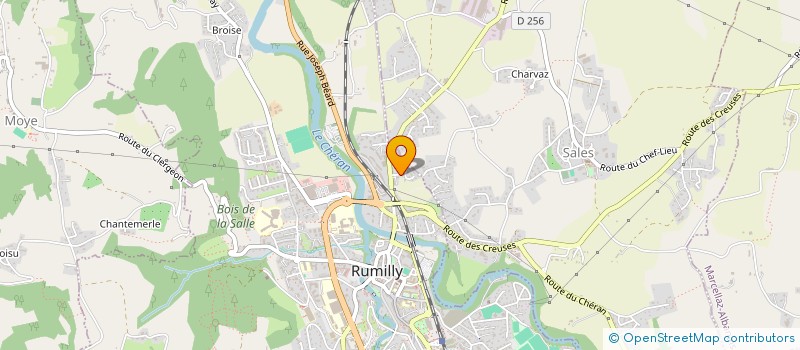 localisation de l'entreprise MONSIEUR SYLVAIN POULLET  RUMILLY