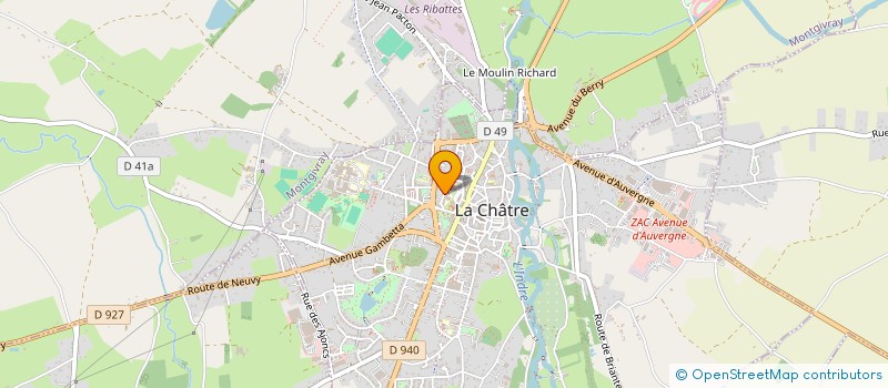 localisation de l'entreprise MONSIEUR SYLVAIN PROT à LA CHATRE