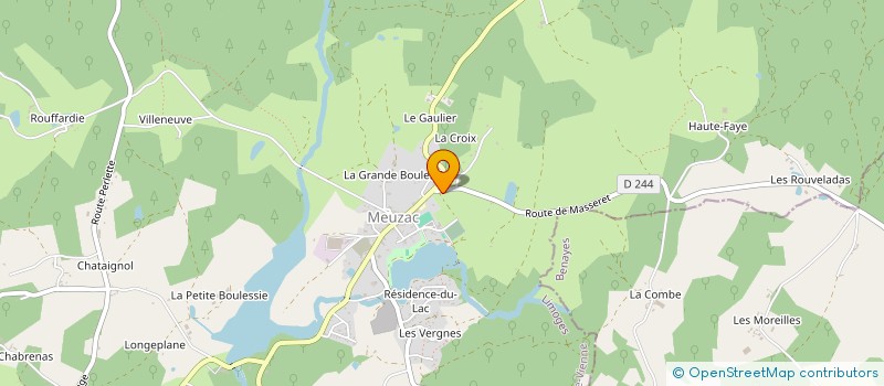 localisation de l'entreprise MONSIEUR SYLVAIN PROUILLAC  MEUZAC