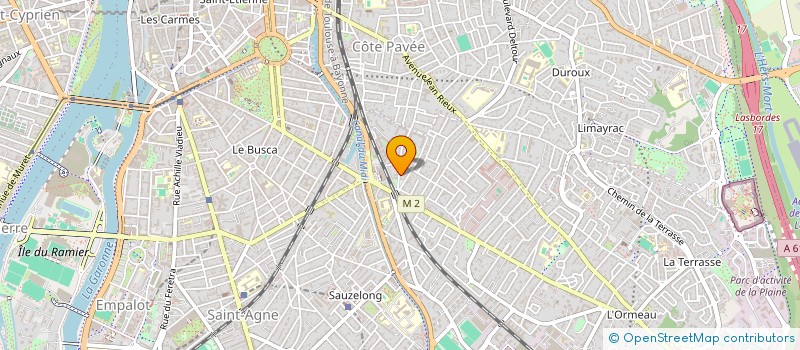 localisation de l'entreprise MONSIEUR SYLVAIN PROVILLARD  TOULOUSE