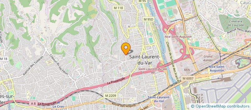 localisation de l'entreprise MONSIEUR SYLVAIN QUAGLIA à SAINT LAURENT DU VAR