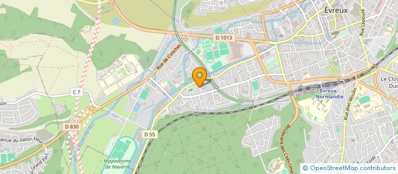 localisation de l'entreprise MONSIEUR SYLVAIN QUERRIERE  EVREUX