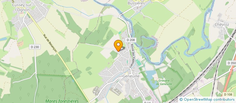 localisation de l'entreprise MONSIEUR SYLVAIN QUINART  GENEUILLE