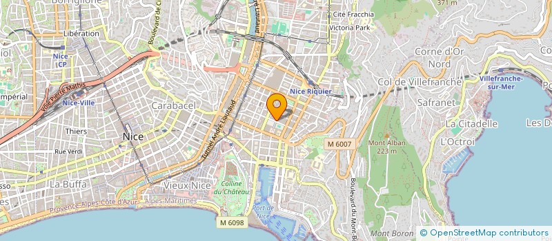 localisation de l'entreprise MONSIEUR SYLVAIN RABEMANANJARA à NICE