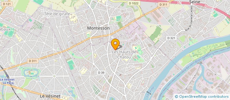 localisation de l'entreprise MONSIEUR SYLVAIN RAGGIANTI  CHATOU