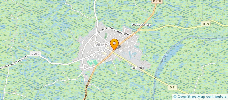 localisation de l'entreprise MONSIEUR SYLVAIN RAIMBAUD  BOUIN