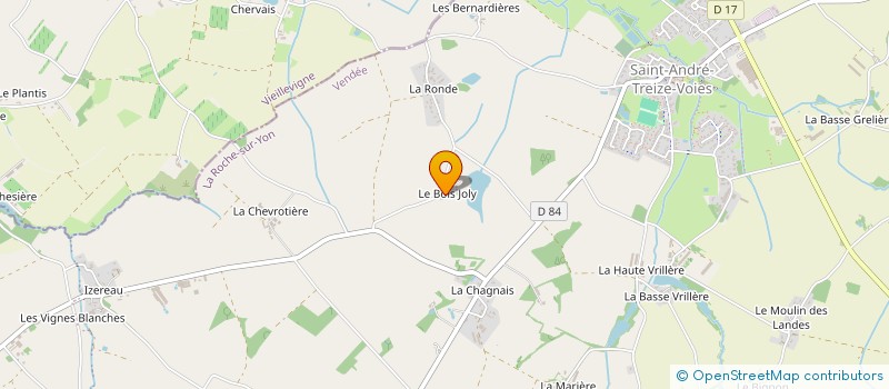 localisation de l'entreprise MONSIEUR SYLVAIN RAINGEARD  MONTREVERD