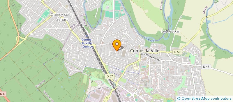 localisation de l'entreprise MONSIEUR SYLVAIN RAMOTAR  COMBS-LA-VILLE