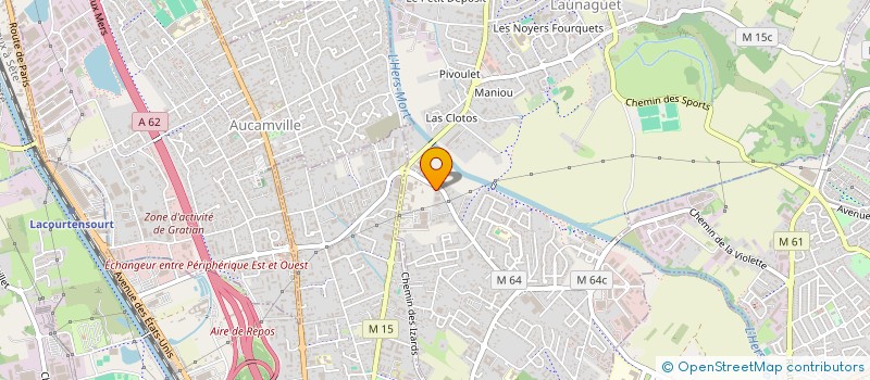 localisation de l'entreprise MONSIEUR SYLVAIN RAYMOND  LAUNAGUET