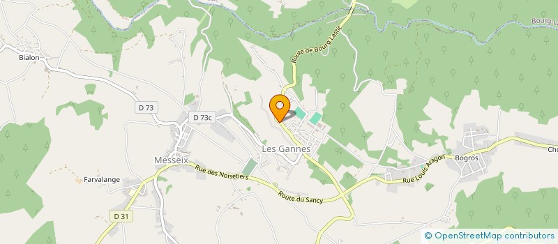 localisation de l'entreprise MONSIEUR SYLVAIN RAYNAUD  MESSEIX