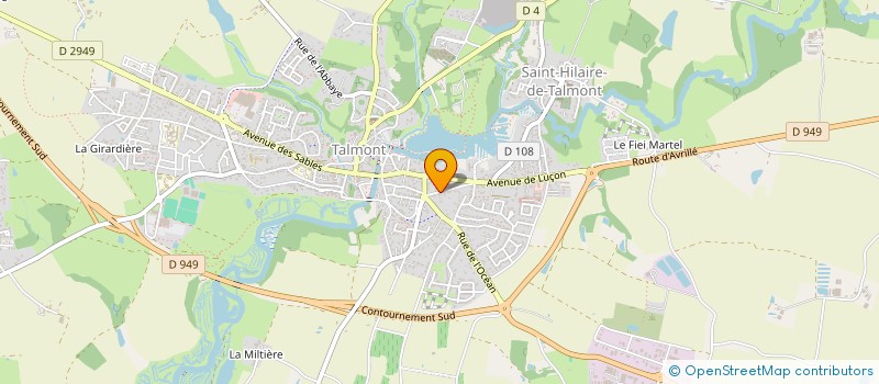 localisation de l'entreprise MONSIEUR SYLVAIN REBUT à TALMONT-SAINT-HILAIRE