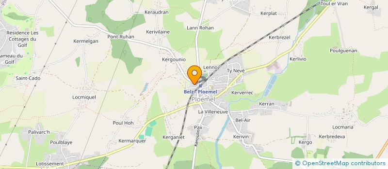 localisation de l'entreprise MONSIEUR SYLVAIN REMOND  PLOEMEL