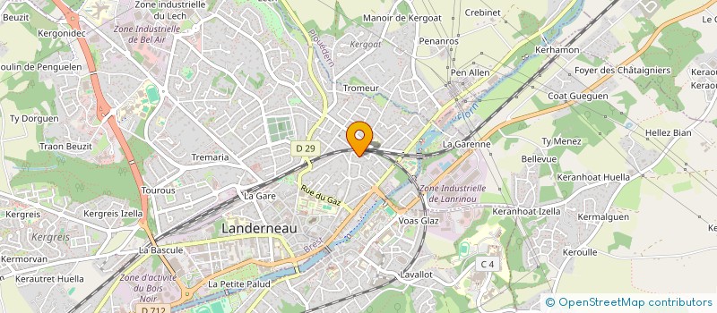 localisation de l'entreprise MONSIEUR SYLVAIN RENARD à LANDERNEAU