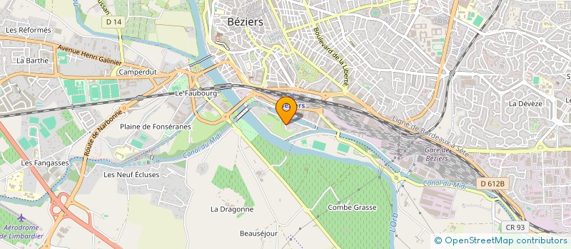 localisation de l'entreprise MONSIEUR SYLVAIN RENAUDIER  BEZIERS