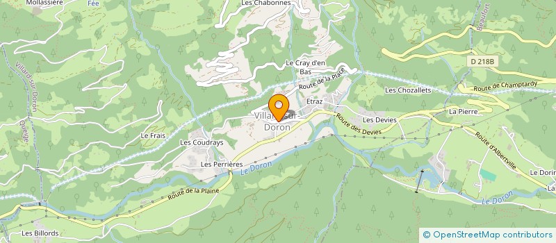 localisation de l'entreprise MONSIEUR SYLVAIN RENAUX  VILLARD-SUR-DORON