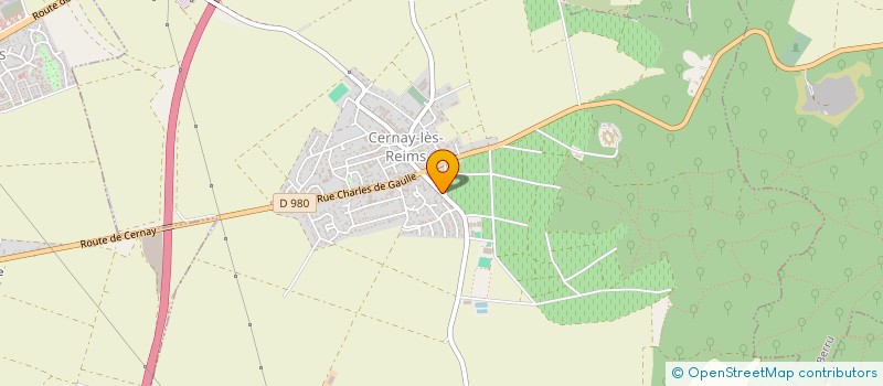 localisation de l'entreprise MONSIEUR SYLVAIN RENOIR  CERNAY-LES-REIMS