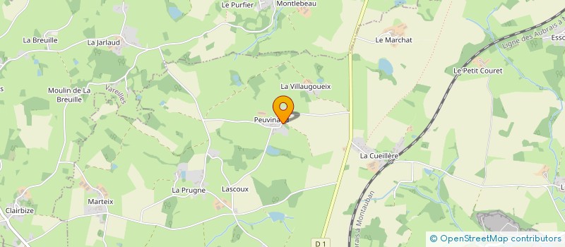 localisation de l'entreprise MONSIEUR SYLVAIN RENUT à SAINT-AGNANT-DE-VERSILLAT