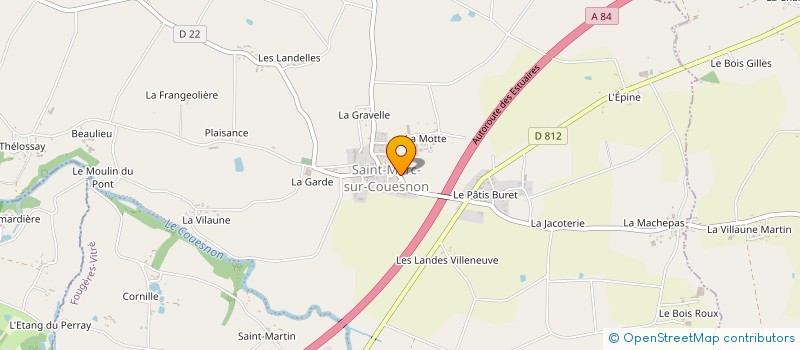 localisation de l'entreprise MONSIEUR SYLVAIN REPESSE  RIVES-DU-COUESNON