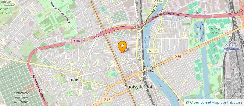 localisation de l'entreprise MONSIEUR SYLVAIN REUZE  CHOISY-LE-ROI