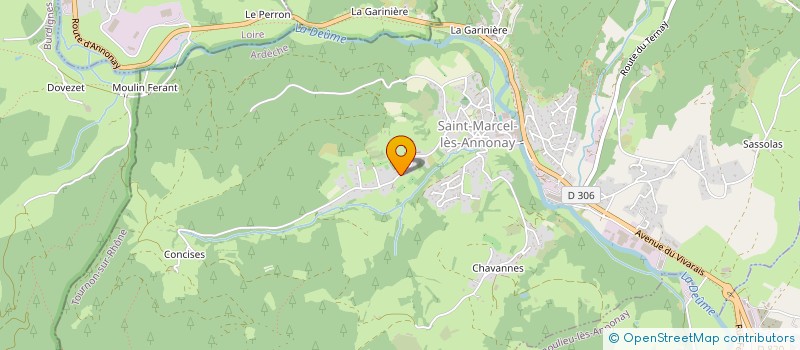 localisation de l'entreprise MONSIEUR SYLVAIN REVOL à SAINT-MARCEL-LES-ANNONAY