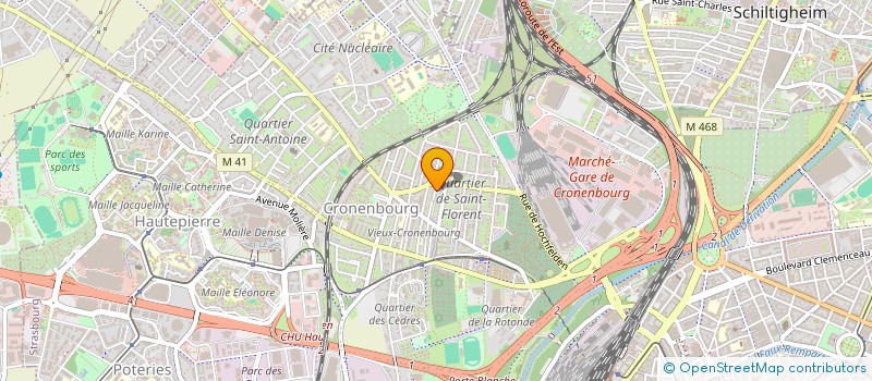 localisation de l'entreprise MONSIEUR SYLVAIN RIBALLET à STRASBOURG