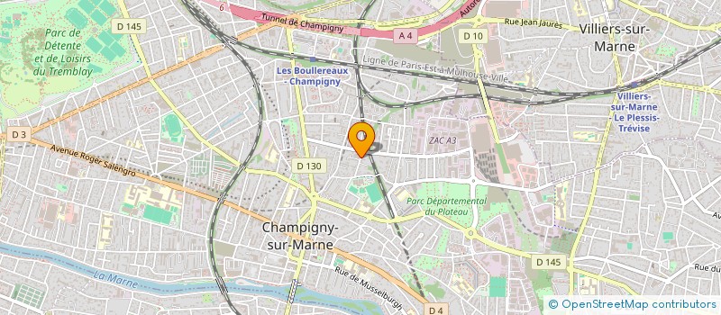 localisation de l'entreprise MONSIEUR SYLVAIN RIBEIRO DE FIGUEIREDO  CHAMPIGNY-SUR-MARNE