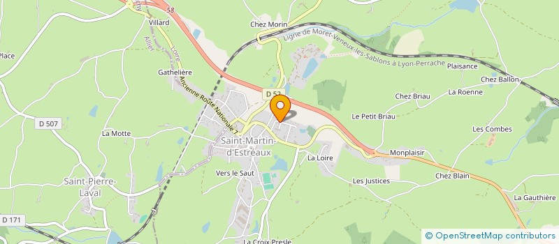 localisation de l'entreprise MONSIEUR SYLVAIN RICARD à SAINT-MARTIN-D'ESTREAUX