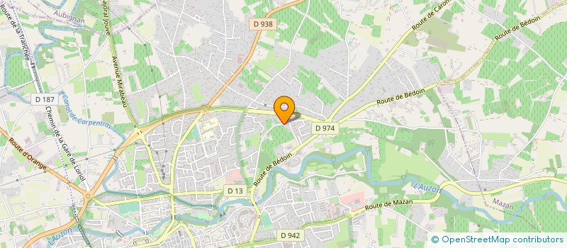 localisation de l'entreprise MONSIEUR SYLVAIN RICHARD  CARPENTRAS