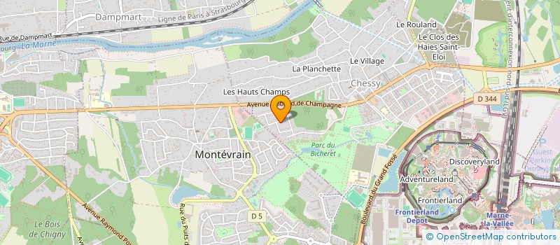 localisation de l'entreprise MONSIEUR SYLVAIN RICHEFEU à CHESSY