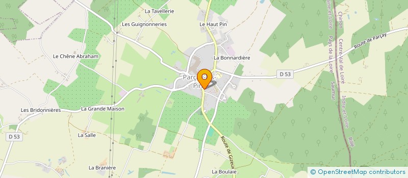 localisation de l'entreprise MONSIEUR SYLVAIN RICHER à NOYANT-VILLAGES