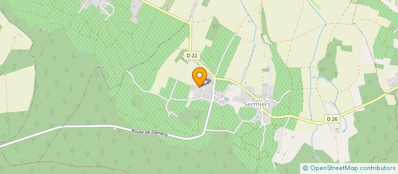 localisation de l'entreprise MONSIEUR SYLVAIN RICHET  SERMIERS