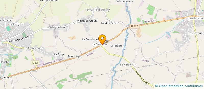 localisation de l'entreprise MONSIEUR SYLVAIN RIHOUEY  LE MESNIL-AMEY