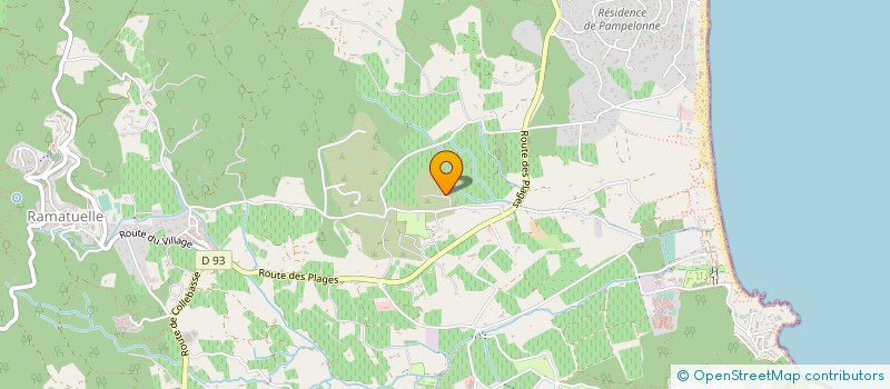 localisation de l'entreprise MONSIEUR SYLVAIN RIMBAUD  RAMATUELLE