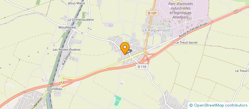 localisation de l'entreprise MONSIEUR SYLVAIN RINGEARD  LA JARRIE