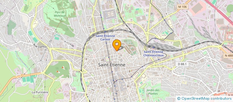 localisation de l'entreprise MONSIEUR SYLVAIN RIPAULT  SAINT-ETIENNE