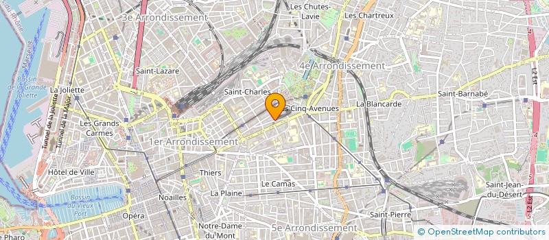 localisation de l'entreprise MONSIEUR SYLVAIN RIUTORT à MARSEILLE
