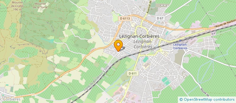 localisation de l'entreprise MONSIEUR SYLVAIN RIVIER  HOMPS