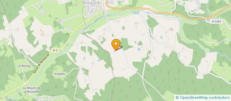 localisation de l'entreprise MONSIEUR SYLVAIN RIVIERE  CAPDROT