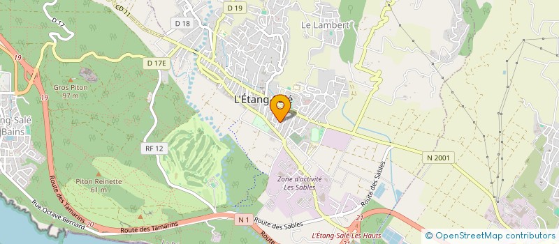 localisation de l'entreprise MONSIEUR SYLVAIN RIVIERE  L'ETANG-SALE