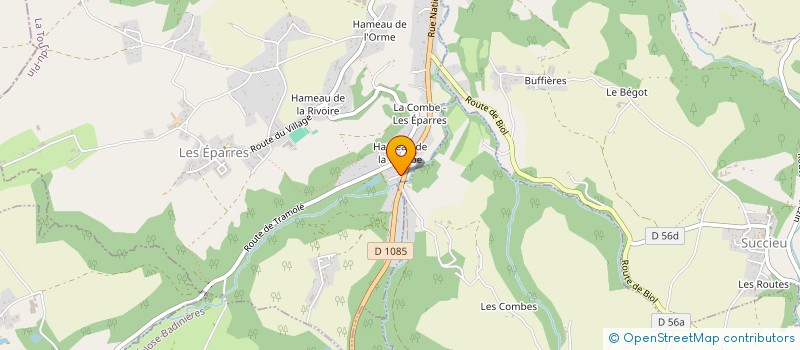 localisation de l'entreprise MONSIEUR SYLVAIN ROBELLET  LES EPARRES