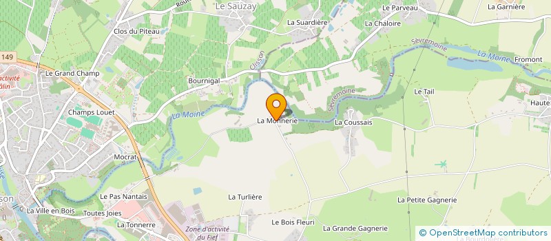 localisation de l'entreprise MONSIEUR SYLVAIN ROBIN  GETIGNE