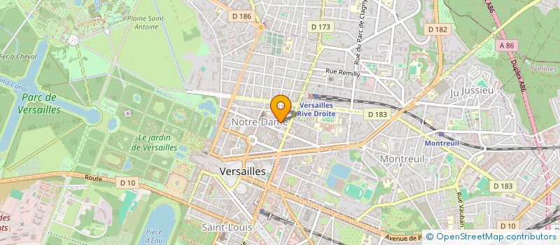 localisation de l'entreprise MONSIEUR SYLVAIN ROCHAS à VERSAILLES